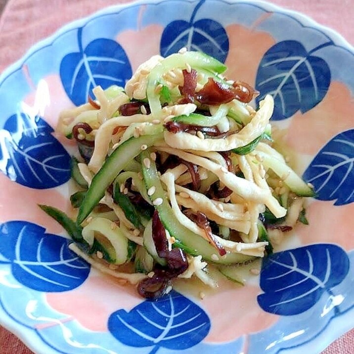 きゅうり中華風酢の物